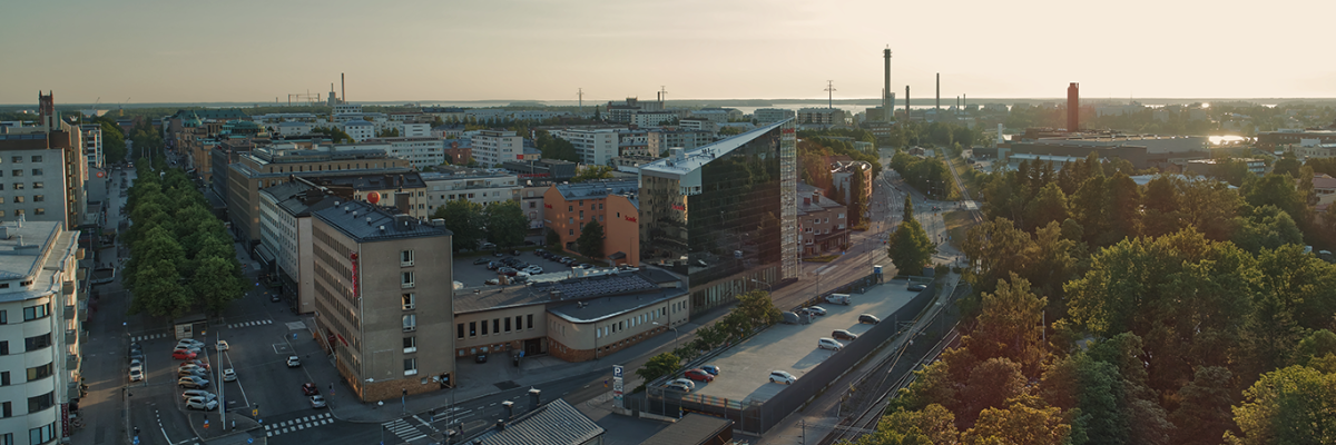 Flygbild, Vasa centrum - Ilmakuva, Vaasan keskusta