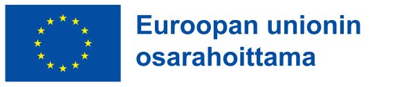 EU logo Euroopan unionin osarahoittama