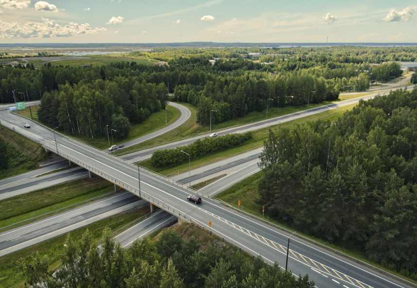 Motorvägen i Vasa