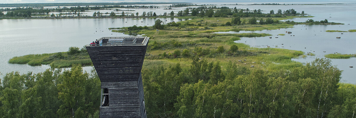 Utkikstornet Saltkaret i Björkö i Korsholm - Saltkaret-näkötorni, Björkö, Mustasaari.