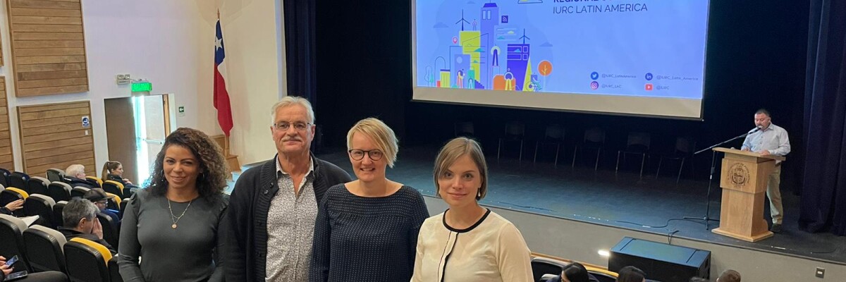 På bilden deltagarna i delegationen fr.v.: Giovanna Pinilla de La Cruz, Jerker Johnson, Anna-Karin Jansson och Kaisa Penttilä. Kuvassa delegaation jäsenet: Giovanna Pinilla de La Cruz, Jerker Johnson, Anna-Karin Jansson ja Kaisa Penttilä.