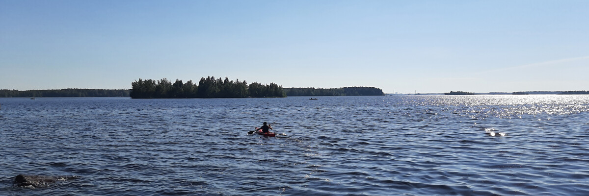 Kajak, Larsmosjön, kajakki, Luodonjärvi