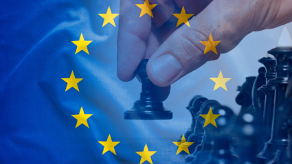 EU-flagga. EU-lippu.