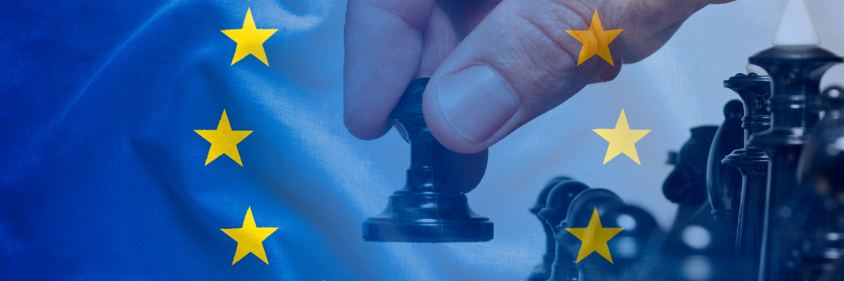 EU-flagga. EU-lippu.